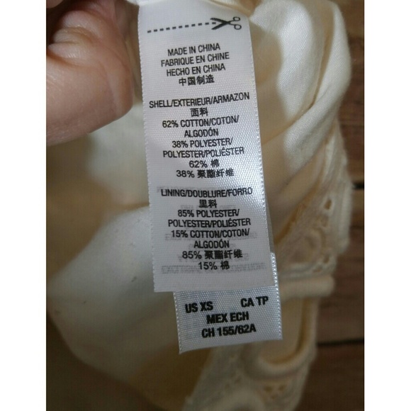 Juicy Couture Cream Circle Eyelet Mini Skirt - Picture 6 of 8